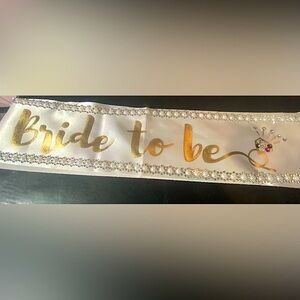 Bride to Be Sash